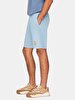 With Print Regular Blue Shorts