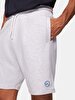 Writing With Print Regular Grey Shorts