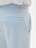 Basic Jacquard Knitting Blue Shorts