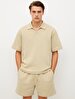 Basic Regular Midi Beige Shorts