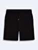 Basic Knitting Black Shorts