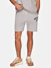 Print With Print Loose Knitting Shorts Grey Shorts