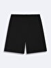 Basic Knitting Black Shorts