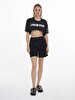 Print Arms Jumpsuit Black T-shirt