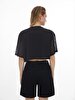 Print Arms Jumpsuit Black T-shirt