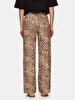 Wide Leg Relaxed Brown Trousers