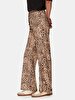 Wide Leg Relaxed Brown Trousers