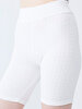 Jacquard Cyclist White Shorts