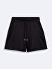Waist Elastic Short Black Shorts