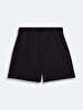 Waist Elastic Short Black Shorts