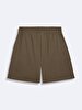 Waist Elastic Short Green Shorts