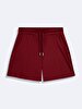 Waist Elastic Short Red Shorts