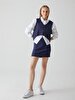 Wicked Mini Navy Skirt