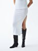 Side Split Midi Skirt
