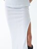 Side Split Midi Skirt