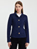 Textured Navy Jacket