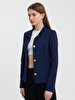 Textured Navy Jacket