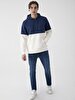 With Hood Navy Sweatshirt
