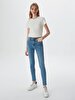Ribbed Short Sleeve Dust T-shirt