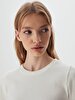 Ribbed Short Sleeve Dust T-shirt