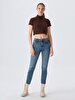 Turtle Neck Brown Blouse