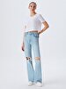 Round Collar White T-shirt