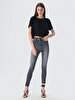 Round Collar Black T-shirt