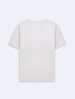 Short Sleeve Crew Neck Si̇gned Basic White T-shirt