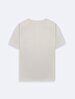 Short Sleeve Crew Neck Si̇gned Basic Beige T-shirt