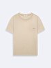 Short Sleeve Crew Neck Si̇gned Basic Dust T-shirt