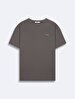 Short Sleeve Crew Neck Sign Anthracite T-shirt