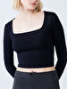 Square Collar Ball T-shirt