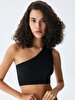 Asymmetric Ball Black T-shirt