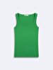 Sleeveless U-neck Basic Green Athlete