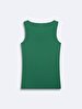 Sleeveless U-neck Basic Green Athlete