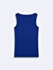 Sleeveless U-neck Basic Blue Athlete