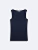 Sleeveless U-neck Basic Purple Athlete