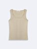 Sleeveless U-neck Basic Yellow Athlete
