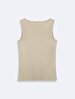 Sleeveless U-neck Basic Yellow Athlete