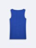 Sleeveless U-neck Basic Blue Athlete