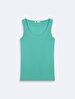 Sleeveless U-neck Basic Green Athlete