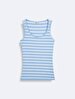 Sleeveless U-neck Basic Blue Athlete