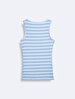 Sleeveless U-neck Basic Blue Athlete