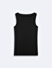 Sleeveless U-neck Basic Black Athlete