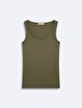 Sleeveless U-neck Basic Green Athlete