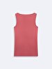 Sleeveless U-neck Basic Red Athlete