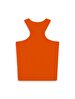 Sleeveless Ribbed Basic Red Athlete