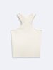 Sleeveless Ribbed Basic Beige Athlete