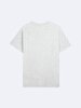 Short Sleeve Crew Neck Sign With Print Grey T-shirt