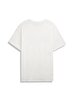 Short Sleeve Crew Neck Sign With Print Beige T-shirt